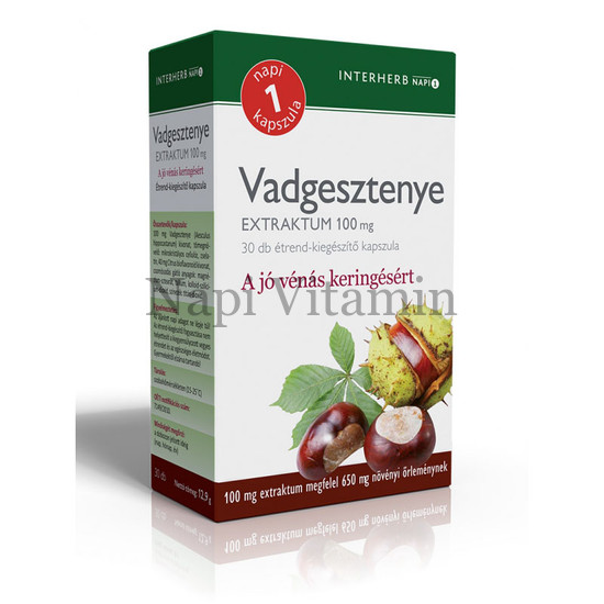 Interherb Napi 1 Vadgesztenye Extraktum 30x